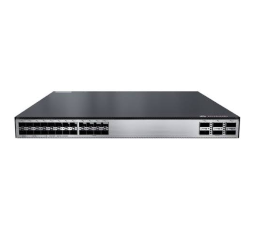 S6730-H24X6C (24x10GE SFP+ ports, 6x40GE QSFP28 ports, optional license for upgrade to 6x100GE QSFP28, without power module)