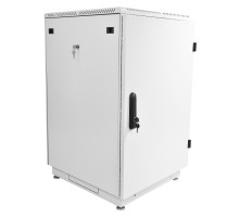 Шкаф коммутационный ЦМО ШТК-М-22.6.10-3ААА 22U 600x1020мм пер.дв.металл задн.дв.стал.лист 2 бок.пан. направл.под закл.гайки 330кг серый