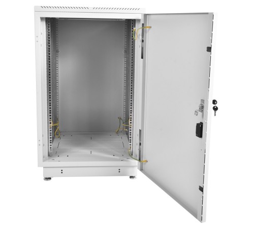 Шкаф коммутационный ЦМО ШТК-М-22.6.10-3ААА 22U 600x1020мм пер.дв.металл задн.дв.стал.лист 2 бок.пан. направл.под закл.гайки 330кг серый