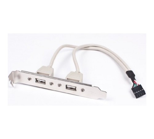 Планка в сист. блок на 2 USB 2.0, Gembird Планка в сист. блок на 2 USB 2.0, Gembird