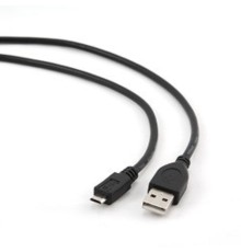 Bion Кабель USB 2.0 - micro USB, AM-microB 5P, 1.8м, черный [BXP-CCP-mUSB2-AMBM-018]