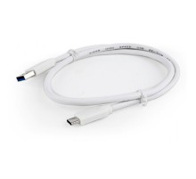 Bion Кабель  USB 3.0 AM to Type-C cable (AM/CM), 1 m, white. 5 Гбит/с .  3A (36W) [BXP-CCP-USB3-AMCM-1M-W]