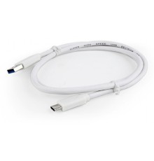 Bion Кабель  USB 3.0 AM to Type-C cable (AM/CM), 1 m, white. 5 Гбит/с .  3A (36W) [BXP-CCP-USB3-AMCM-1M-W]