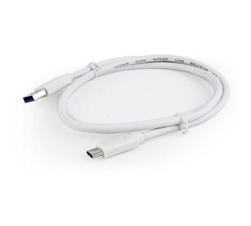 Bion Кабель  USB 3.0 AM to Type-C cable (AM/CM), 1 m, white. 5 Гбит/с .  3A (36W) [BXP-CCP-USB3-AMCM-1M-W]