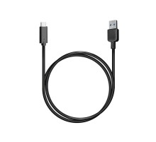 Bion Кабель  USB 3.0 AM to Type-C cable (AM/CM), 1 m, black. 5 Гбит/с .  3A (36W) [BXP-CCP-USB3-AMCM-1M-B]