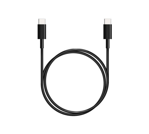 Bion Кабель для зарядки USB Type-C to Type-C (CM/CM), 3A, 60W, 1м, черный [BXP-CCP-USBC-CMCM-1M-B]