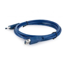 Bion Кабель удлинительный USB 3.0 AM/AF, 1.8m, позолоченные контакты, синий [BXP-CCP-USB3-AMAF-6]