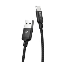 HOCO HC-62929 X14/ USB кабель Type-C/ 2m/ 1.7A/ Нейлон/ Black