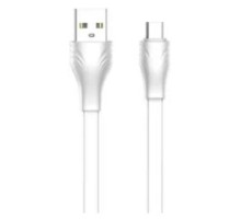 LDNIO LS552/ USB кабель Micro/ 2m/ 2.1A/ медь: 86 жил/ Плоский/ White