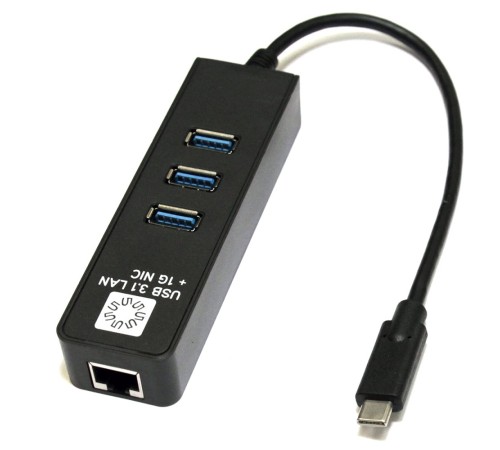 5bites UA3C-45-10BK Кабель-адаптер USB3.1 / 3*USB3.0 / RJ45 1G / BLACK 5bites UA3C-45-10BK Кабель-адаптер USB3.1 / 3*USB3.0 / RJ45 1G / BLACK