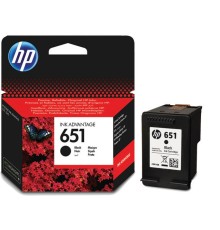 Картридж струйный HP 651 C2P10AE черный (600стр.) для HP DJ IA