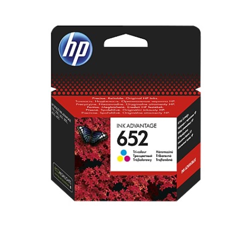 Картридж струйный HP 652 F6V24AE многоцветный (200стр.) для HP DJ IA 1115/2135/3635/4535/3835/4675