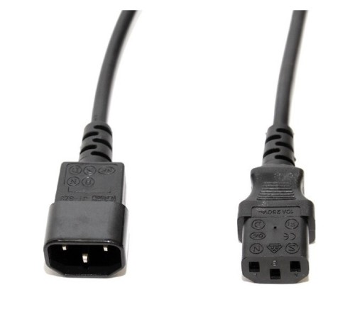 5bites Кабель питания PC107-18A IEC-320-C13 / IEC-320-C14 / 220V / 3G*0.75MM / 1.8M 5bites Кабель питания PC107-18A IEC-320-C13 / IEC-320-C14 / 220V / 3G*0.75MM / 1.8M