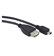 Gembird/Cablexpert  A-OTG-AFBM-002 AF/Mini-BM,  Кабель USB 2.0 OTG , 0.15м, пакет