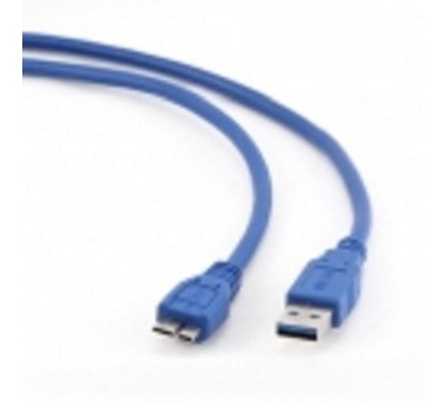 Gembird/Cablexpert CCP-mUSB3-AMBM-1 Кабель USB 3.0 Pro , AM/microBM 9P, 30см, экран, синий, пакет Gembird/Cablexpert CCP-mUSB3-AMBM-1 Кабель USB 3.0 Pro , AM/microBM 9P, 30см, экран, синий, пакет