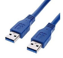 Gembird/Cablexpert Pro CCP-USB3-AMAM-1M, AM/AM, 1м, экран, синий