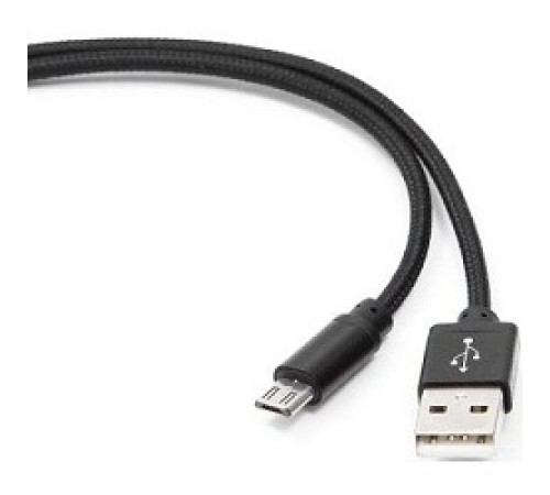 Gembird Кабель USB 2.0 Cablexpert CC-mUSB2bk1m, AM/microBM 5P, 1м, нейлоновая оплетка, алюминиевые разъемы, черный, пакет Gembird Кабель USB 2.0 Cablexpert CC-mUSB2bk1m, AM/microBM 5P, 1м, нейлоновая оплетка, алюминиевые разъемы, черный, пакет