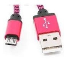 Gembird Кабель USB 2.0 Cablexpert CC-mUSB2pe1m, AM/microBM 5P, 1м, нейлоновая оплетка, алюминиевые разъемы, фиолетовый, пакет