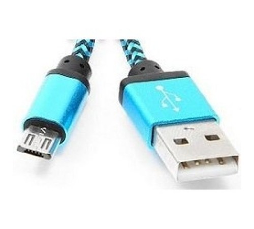Gembird Кабель USB 2.0 Cablexpert CC-mUSB2bl1m, AM/microBM 5P, 1м, нейлоновая оплетка, алюминиевые разъемы, синий, пакет Gembird Кабель USB 2.0 Cablexpert CC-mUSB2bl1m, AM/microBM 5P, 1м, нейлоновая оплетка, алюминиевые разъемы, синий, пакет