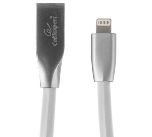 Cablexpert Кабель для Apple CC-G-APUSB01W-1.8M, AM/Lightning, серия Gold, длина 1.8м, белый, блистер Cablexpert Кабель для Apple CC-G-APUSB01W-1.8M, AM/Lightning, серия Gold, длина 1.8м, белый, блистер