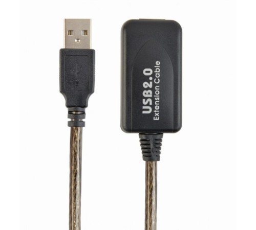 Gembird/Cablexpert Кабель удлинитель USB 2.0 активный AM/AF, 10м (UAE-01-10M) Gembird/Cablexpert Кабель удлинитель USB 2.0 активный AM/AF, 10м (UAE-01-10M)