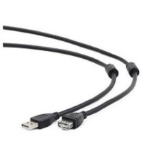Gembird/Cablexpert CCF2-USB2-AMAF-10 USB 2.0  Pro Кабель, AM/AF, 3м, экран, 2феррит.кольца, черный, пакет