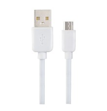 PERFEO Кабель USB2.0 A вилка - Micro USB вилка, белый, длина 1 м., бокс (U4007)