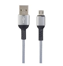 PERFEO Кабель USB2.0 A вилка - Micro USB вилка, серый, длина 1 м., бокс (U4806)