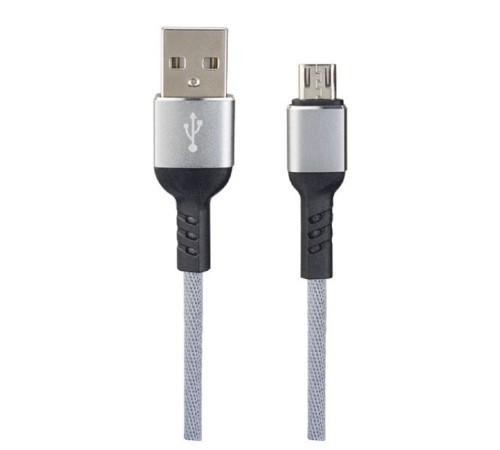 PERFEO Кабель USB2.0 A вилка - Micro USB вилка, серый, длина 1 м., бокс (U4806)