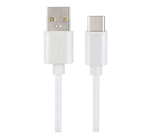 PERFEO Кабель USB2.0 A вилка - USB Type-C вилка, белый, длина 1 м., бокс (U4704)