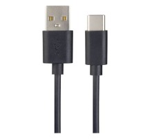 PERFEO Кабель USB2.0 A вилка - USB Type-C вилка, черный, длина 1 м., бокс (U4703)