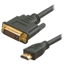 5bites APC-073-030 Кабель  HDMI M /  DVI M (24+1) double link, зол.разъемы, ферр.кольца, 3м.