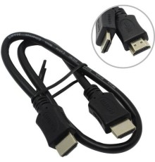 Wize C-HM-HM-0.5M   Кабель HDMI  ,0.5 м, v.2.0, 19M/19M, позол.разъемы, экран, черный, пакет