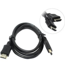 Wize C-HM-HM-1M Кабель HDMI  1 м., v.2.0, 19M/19M, позол.разъемы, экран, черный, пакет