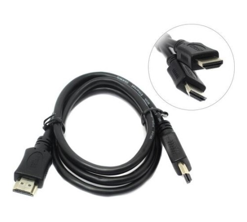Wize C-HM-HM-1M Кабель HDMI  1 м., v.2.0, 19M/19M, позол.разъемы, экран, черный, пакет