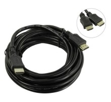 Wize C-HM-HM-5M Кабель HDMI, 5 м, v.2.0, 19M/19M, позол.разъемы, экран, черный, пакет