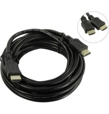Wize C-HM-HM-5M Кабель HDMI, 5 м, v.2.0, 19M/19M, позол.разъемы, экран, черный, пакет