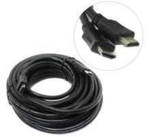 Wize C-HM-HM-10M Кабель HDMI, 10 м, v.2.0, 19M/19M, позол.разъемы, экран, черный, пакет