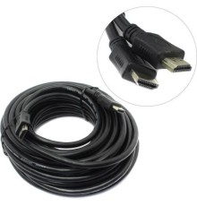 Wize C-HM-HM-10M Кабель HDMI, 10 м, v.2.0, 19M/19M, позол.разъемы, экран, черный, пакет