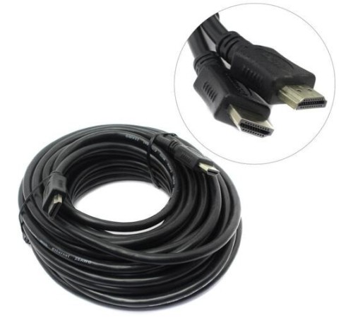 Wize C-HM-HM-10M Кабель HDMI, 10 м, v.2.0, 19M/19M, позол.разъемы, экран, черный, пакет