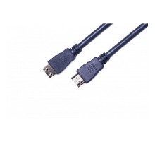 Wize CP-HM-HM-5M Кабель HDMI, 5 м, v.2.0, K-Lock, soft cable, 19M/19M, позол.разъемы, экран, темно-серый, пакет