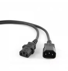 Wize CAC6-C13-C14-1.8M Кабель сетевой , 1.8 м, C13-С14, 6 А, черный, пакет