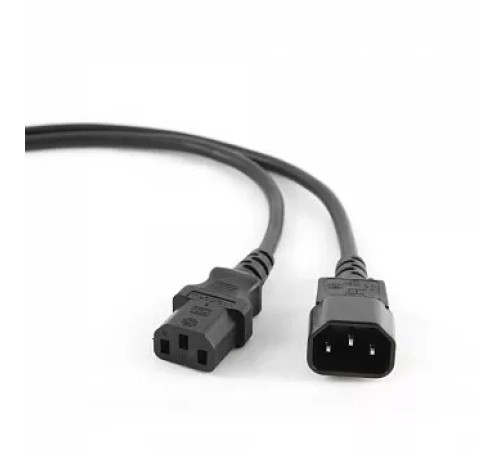 Wize CAC6-C13-C14-1.8M Кабель сетевой , 1.8 м, C13-С14, 6 А, черный, пакет Wize CAC6-C13-C14-1.8M Кабель сетевой , 1.8 м, C13-С14, 6 А, черный, пакет