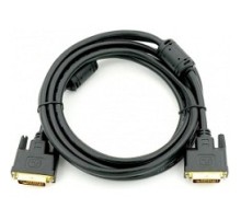 Exegate EX191096RUS Кабель DVI dual link (25M-25M) 5м Exegate, 2 фильтра, позолоченные контакты