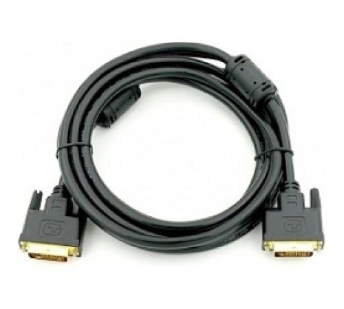 Exegate EX191096RUS Кабель DVI dual link (25M-25M) 5м Exegate, 2 фильтра, позолоченные контакты Exegate EX191096RUS Кабель DVI dual link (25M-25M) 5м Exegate, 2 фильтра, позолоченные контакты