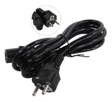 Exegate EP280647RUS Кабель питания ExeGate Power PC-1,8P (Евровилка Schuko->С13) VDE-250V-3*1.0mm2, медь, черный, 1.8м.