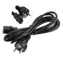 Exegate EP280650RUS Кабель питания ExeGate Power PC-3P (Евровилка Schuko->С13) VDE-250V-3*0.75mm2, медь, черный, 3м.