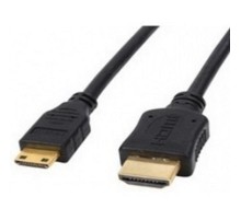 Exegate EX257910RUS Кабель HDMI to miniHDMI (19M -19M) 1м Exegate, ver1.4, позолоченные контакты