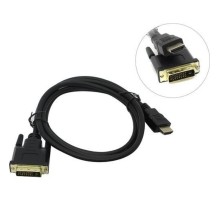 Exegate EX284907RUS Кабель HDMI-DVI ExeGate EX-CC-HDMIM-DVIM-3.0 (19M/25M, dual link, 3м, 2 фильтра, позолоченные контакты)