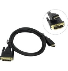 Exegate EX284907RUS Кабель HDMI-DVI ExeGate EX-CC-HDMIM-DVIM-3.0 (19M/25M, dual link, 3м, 2 фильтра, позолоченные контакты)